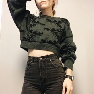 OP vintage cropped sweater